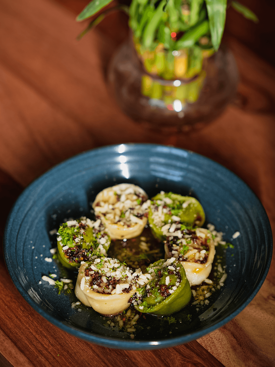 Signature Ravioli at Aldente restaurant in Jodhpur